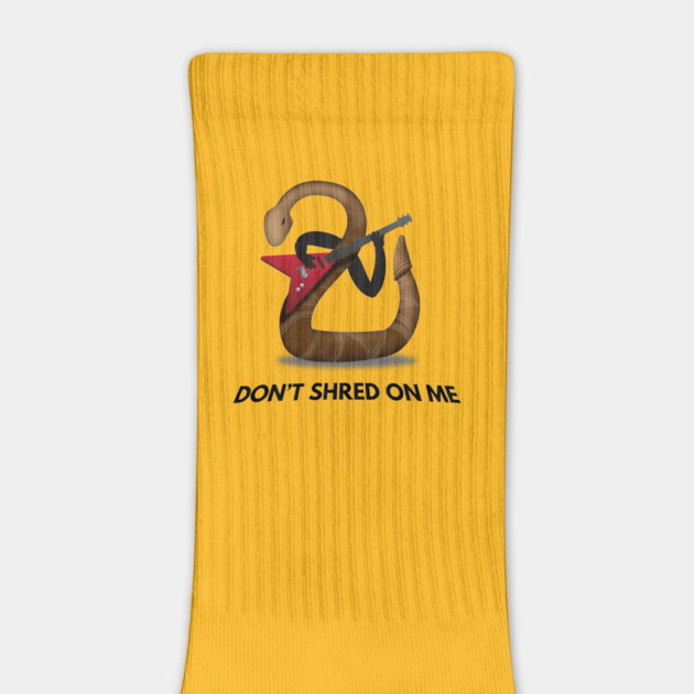 Don't Shred On Me - Guitarist Rattlesnake by Nonstop Shirts