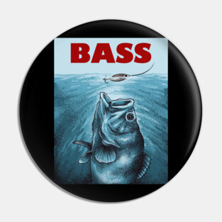 Fishing bass Pin