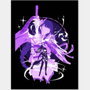 Electro Raiden Shogun Posters and Art