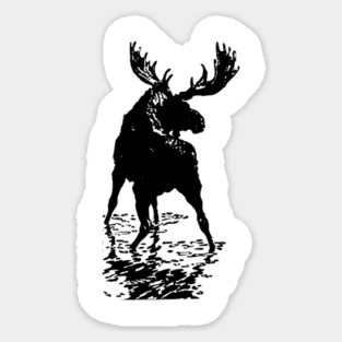 Moose Sticker