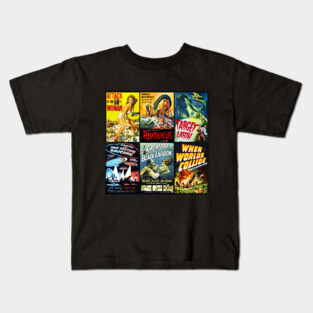 50s Sci-Fi Movie Poster Collection #2 Kids T-Shirt