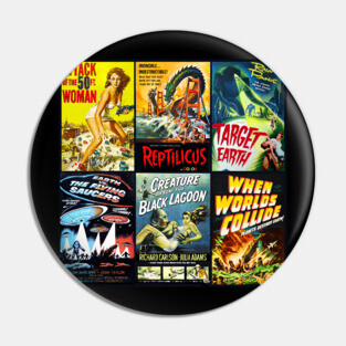 50s Sci-Fi Movie Poster Collection #2 Pin