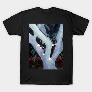Tuxedo Cat in the Tree T-Shirt