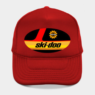 American Yellow snowmobile Hat
