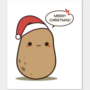 Christmas Potato Posters and Art