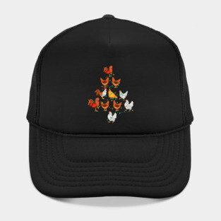 Chicken Christmas Tree Hat
