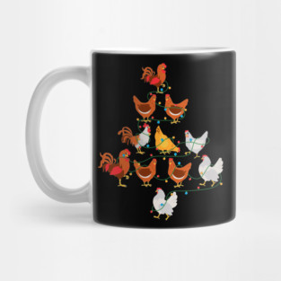 Chicken Christmas Tree Mug