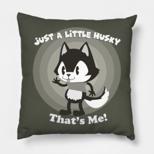 The Husky Show Pillow