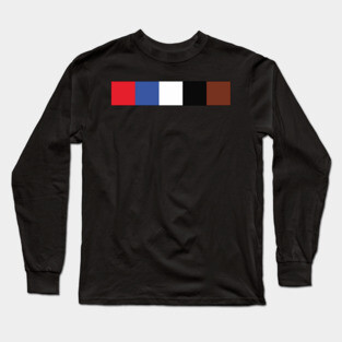 Mario Color Bar Long Sleeve T-Shirt