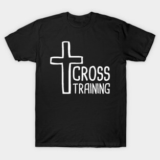 Cross - Gift For Christian Workout Gym Fans T-Shirt