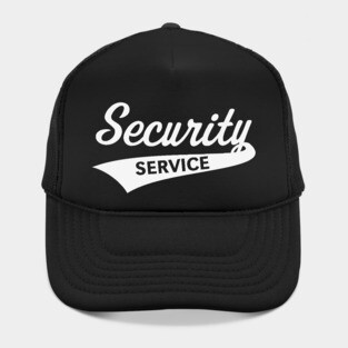 Security Service Lettering (Team / White) Hat