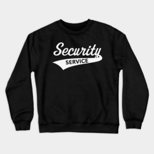 Security Service Lettering (Team / White) Crewneck Sweatshirt