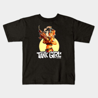 Tank Girl (Black Print) Kids T-Shirt