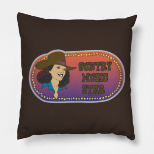 CUNTRY MUSIC STAR Pillow