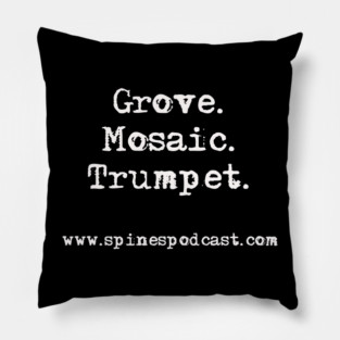 Grove. Mosaic. Trumpet. Pillow