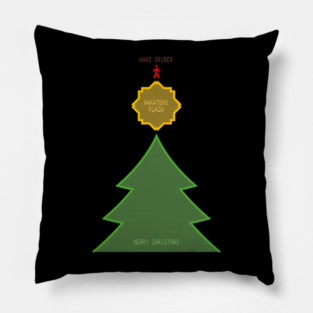 Die Hard – Hans Gruber Festive Cheer Pillow