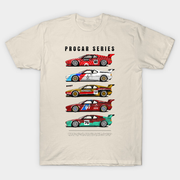 M1 PROCAR LEGENDS T-Shirt by shketdesign