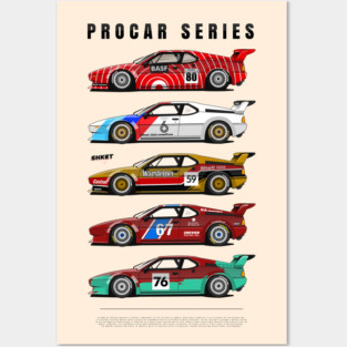 M1 PROCAR LEGENDS Posters and Art