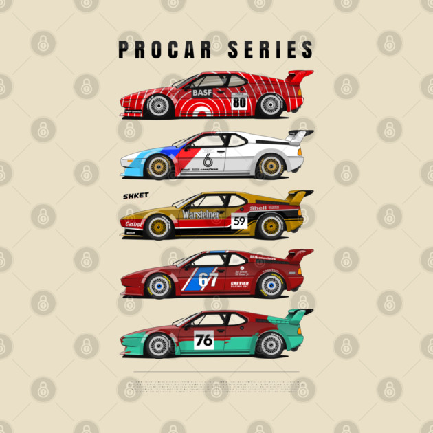 M1 PROCAR LEGENDS by shketdesign