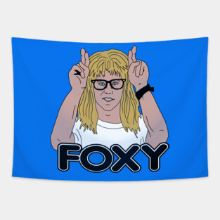 Garth Wayne's World Foxy Tapestry