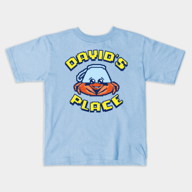 David's Place Logo Kids T-Shirt by Rusty Quill