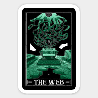 The Web Tarotesque (Dark) Magnet