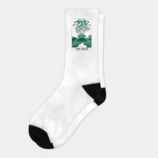 The Web Tarotesque (light) Socks