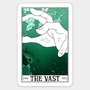 The Vast Tarotesque (Light) Sticker