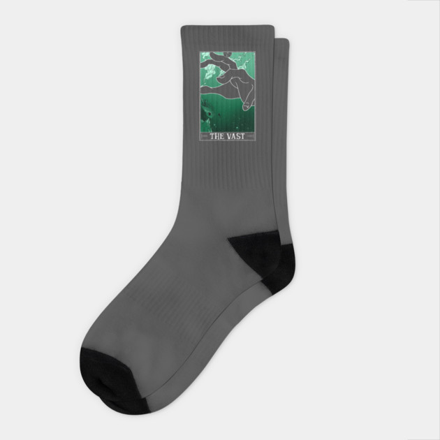 The Vast Tarotesque (Dark) Socks by Rusty Quill
