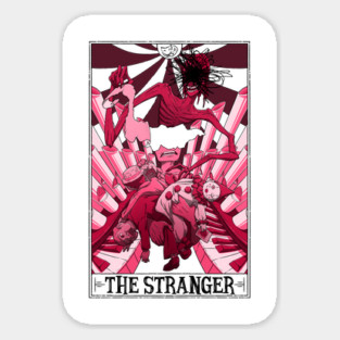 The Stranger Tarotesque (Light) Magnet