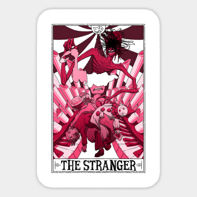 The Stranger Tarotesque (Light) Magnet by Rusty Quill