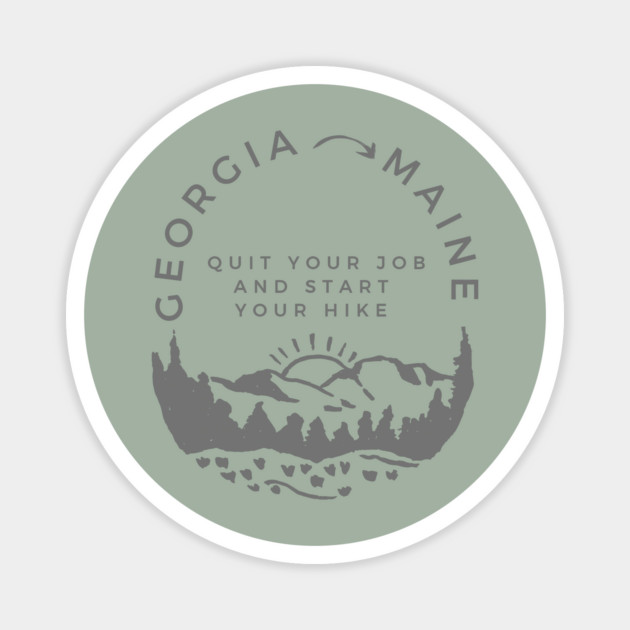 Georgia to Maine Magnet by Ela @ Camp Happy Hour