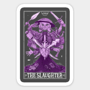 The Slaughter Tarotesque (dark) Magnet