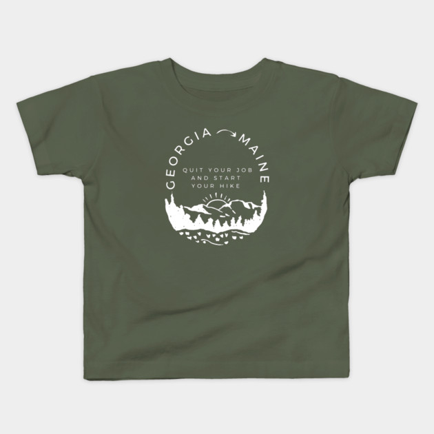 Georgia to Maine Kids T-Shirt by Camp Happy Hour