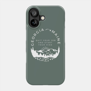 Georgia to Maine Phone Case