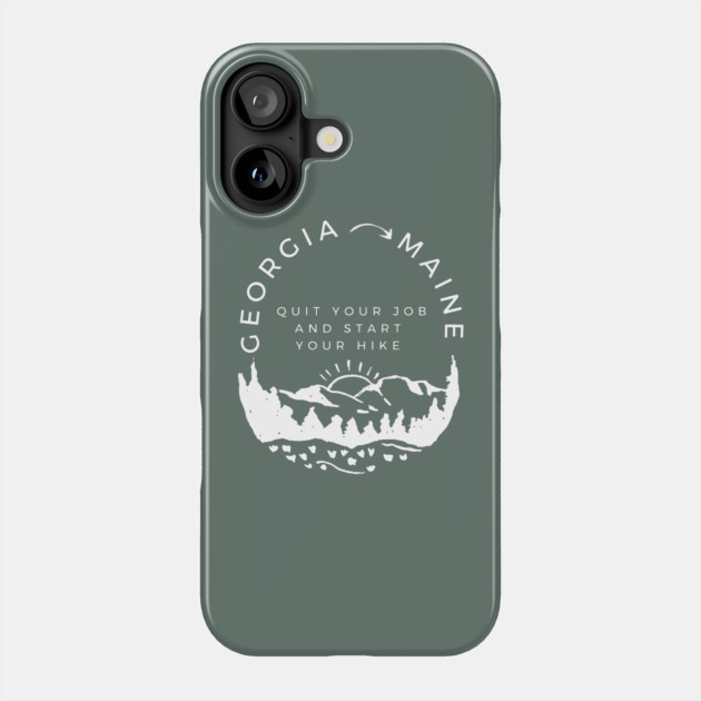 Georgia to Maine Phone Case by Camp Happy Hour