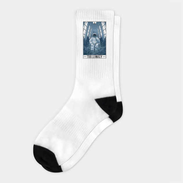 The Lonely Tarotesque (Light) Socks by Rusty Quill