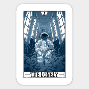 The Lonely Tarotesque (Light) Magnet