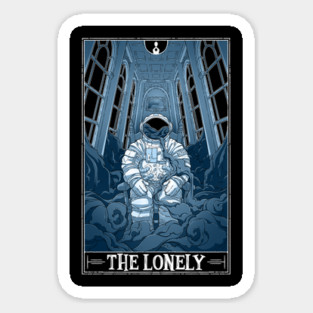 The Lonely Tarotesque (Dark) Magnet