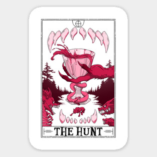 The Hunt Tarotesque (light) Sticker