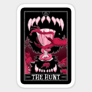 The Hunt Tarotesque (Dark) Sticker