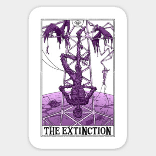The Extinction Tarotesque (Light) Sticker