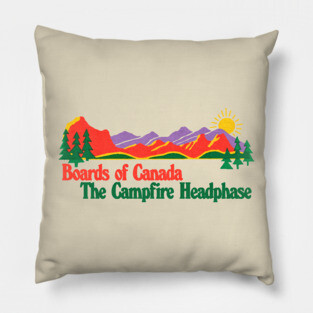 Original Retro 70s Style Boards Of Canada Fan Art Pillow