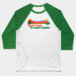 Original Retro 70s Style Boards Of Canada Fan Art Baseball T-Shirt