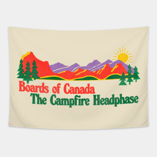 Original Retro 70s Style Boards Of Canada Fan Art Tapestry