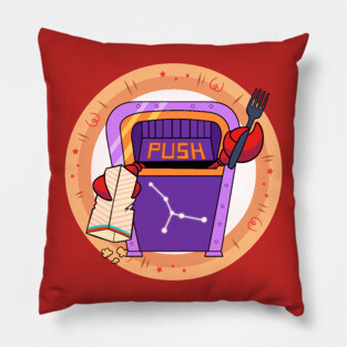 Trash Cancer - Theme Park Zodiac Pillow