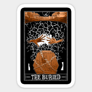 The Buried Tarotesque (Dark) Sticker