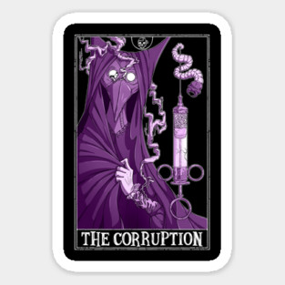 The Corruption Tarotesque (Dark) Sticker