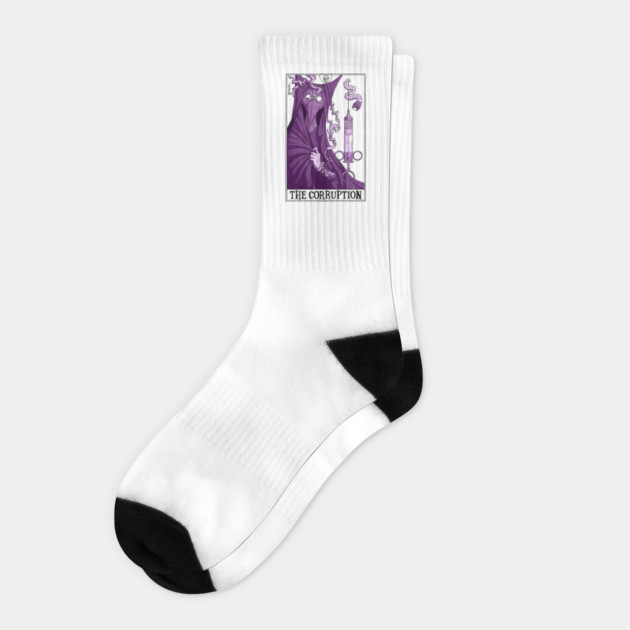 The Corruption Tarotesque (light) Socks by Rusty Quill