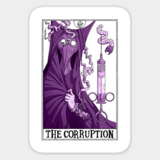 The Corruption Tarotesque (light) Sticker